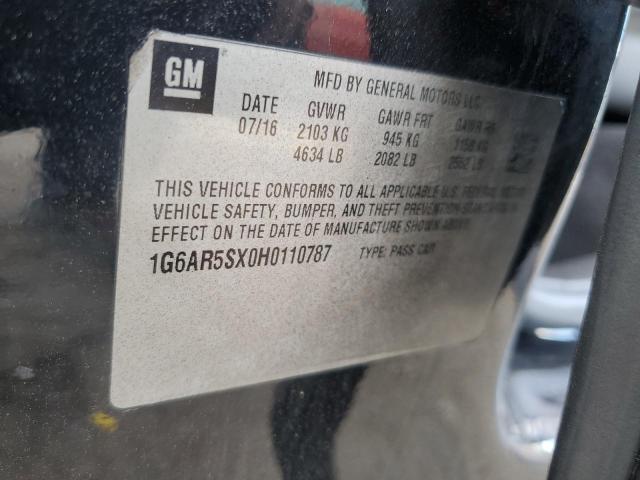 52147474 :رقم المزاد ، 1G6AR5SX0H0110787 vin ، 2017 Cadillac Cts Luxury مزاد بيع