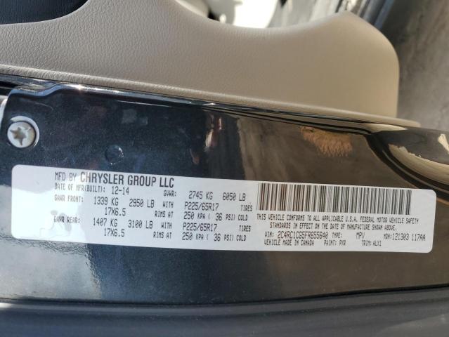 52239734 :رقم المزاد ، 2C4RC1CG5FR655640 vin ، 2015 Chrysler Town & Country Touring L مزاد بيع