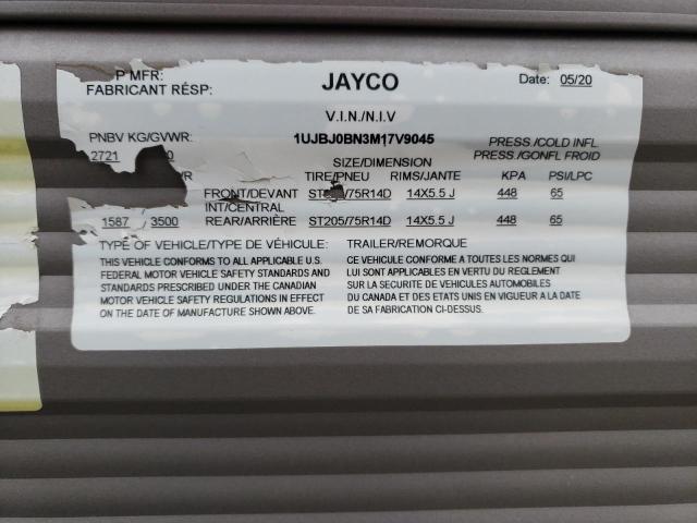 Продаж на аукціоні авто 2021 Jayco Jay Flight, vin: 1UJBJ0BN3M17V9045, номер лоту: 49995664