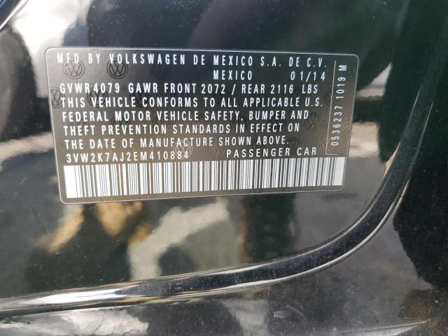 51587594 :رقم المزاد ، 3VW2K7AJ2EM410884 vin ، 2014 Volkswagen Jetta Base مزاد بيع