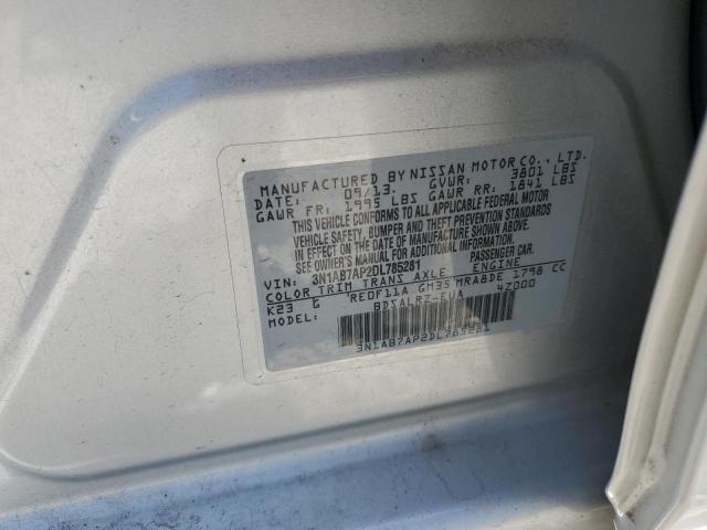 Aukcja sprzedaży 2013 Nissan Sentra S, vin: 3N1AB7AP2DL785281, numer aukcji: 51755684