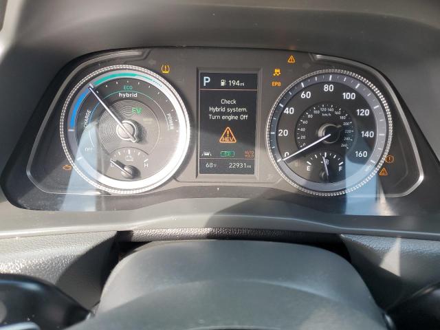 2021 Hyundai Sonata Hybrid მანქანა იყიდება აუქციონზე, vin: KMHL34JJ6MA027993, აუქციონის ნომერი: 52578434