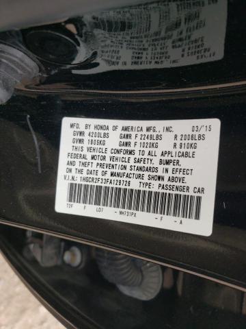 2015 Honda Accord მანქანა იყიდება აუქციონზე, vin: 1HGCR2F33FA129726, აუქციონის ნომერი: 51993494