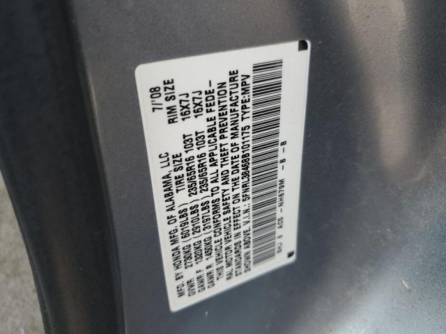 Продажа на аукционе авто 2008 Honda Odyssey Ex, vin: 5FNRL38468B101175, номер лота: 52394264