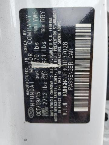 49399734 :رقم المزاد ، KMHGN4JE3GU137028 vin ، 2016 Hyundai Genesis 3.8l مزاد بيع