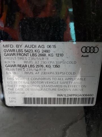 Aukcja sprzedaży 2016 Audi Q5 Premium Plus, vin: WA1L2AFP6GA008460, numer aukcji: 51673124