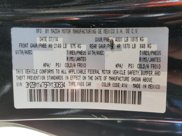 Aukcja sprzedaży 2015 Mazda 3 Grand Touring, vin: 3MZBM1W76FM130634, numer aukcji: 50172854