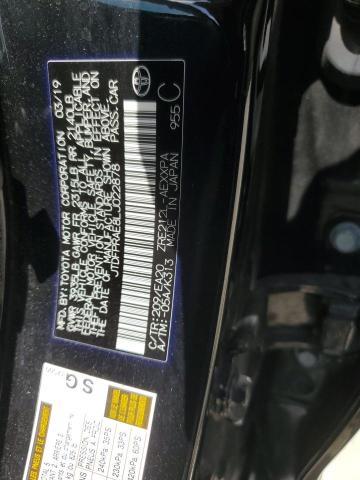 Aukcja sprzedaży 2020 Toyota Corolla Xle, vin: JTDFPRAE8LJ022878, numer aukcji: 51815334