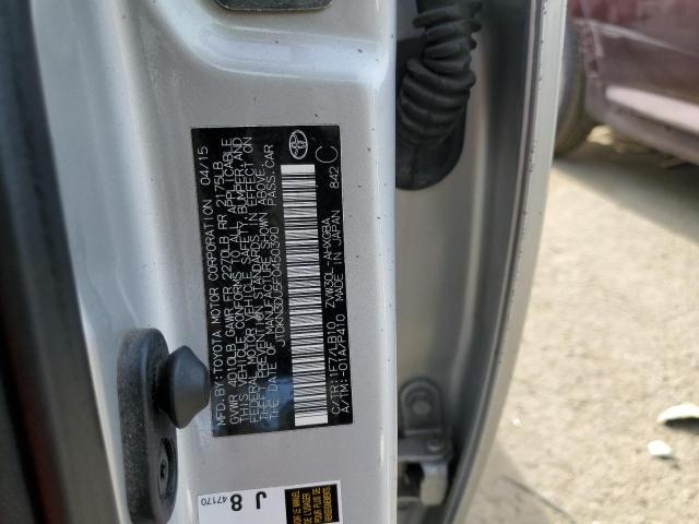 49458344 :رقم المزاد ، JTDKN3DU5F0450390 vin ، 2015 Toyota Prius مزاد بيع
