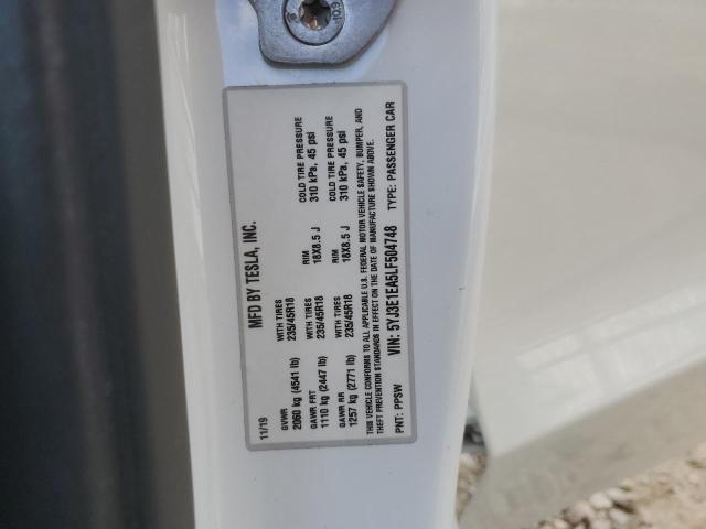 Aukcja sprzedaży 2020 Tesla Model 3, vin: 5YJ3E1EA5LF504748, numer aukcji: 49955684