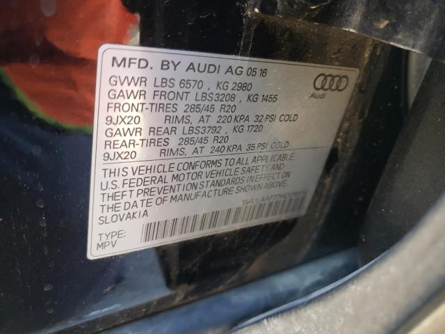 50538344 :رقم المزاد ، WA1LAAF77HD018174 vin ، 2017 Audi Q7 Premium Plus مزاد بيع