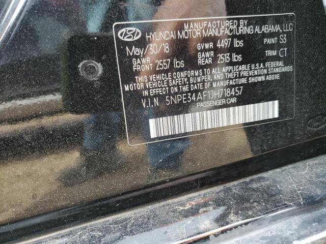 51657745 :رقم المزاد ، 5NPE34AF1JH718457 vin ، 2018 Hyundai Sonata مزاد بيع