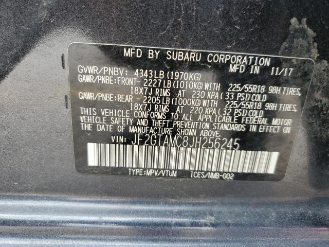 Продаж на аукціоні авто 2018 Subaru Crosstrek, vin: JF2GTAMC8JH256245, номер лоту: 53887775