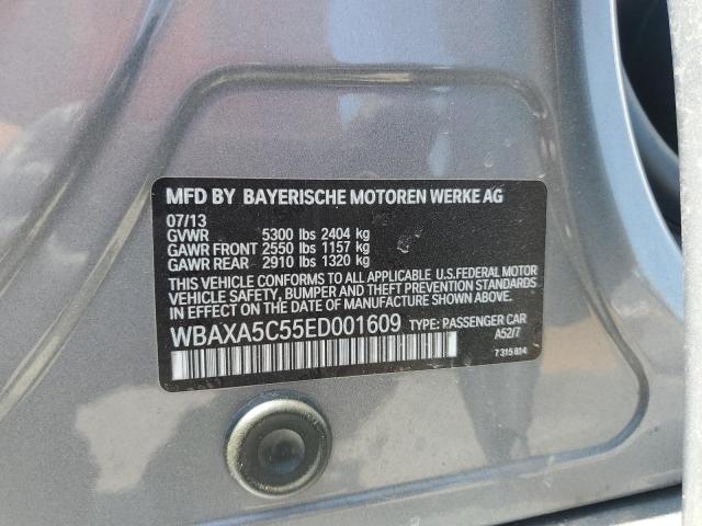 52054415 :رقم المزاد ، WBAXA5C55ED001609 vin ، 2014 Bmw 535 مزاد بيع
