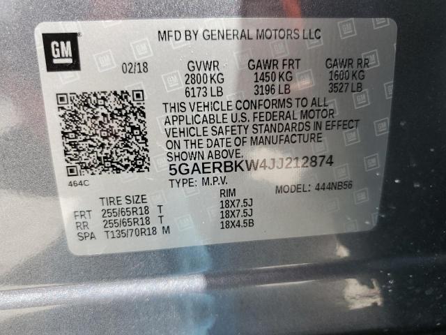 Aukcja sprzedaży 2018 Buick Enclave Es, vin: 5GAERBKW4JJ212874, numer aukcji: 51704955