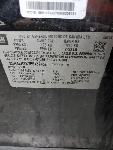 Aukcja sprzedaży 2015 Gmc Terrain, vin: 2GKALREK7F6132459, numer aukcji: 51466625