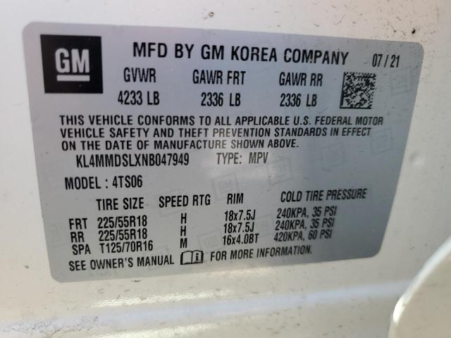 Aukcja sprzedaży 2022 Buick Encore Gx, vin: KL4MMDSLXNB047949, numer aukcji: 55285655