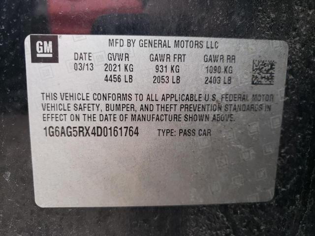 Продажа на аукционе авто 2013 Cadillac Ats, vin: 1G6AG5RX4D0161764, номер лота: 52073615