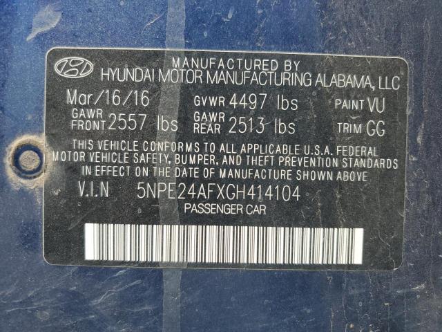 Aukcja sprzedaży 2016 Hyundai Sonata, vin: 5NPE24AFXGH414104, numer aukcji: 53049435