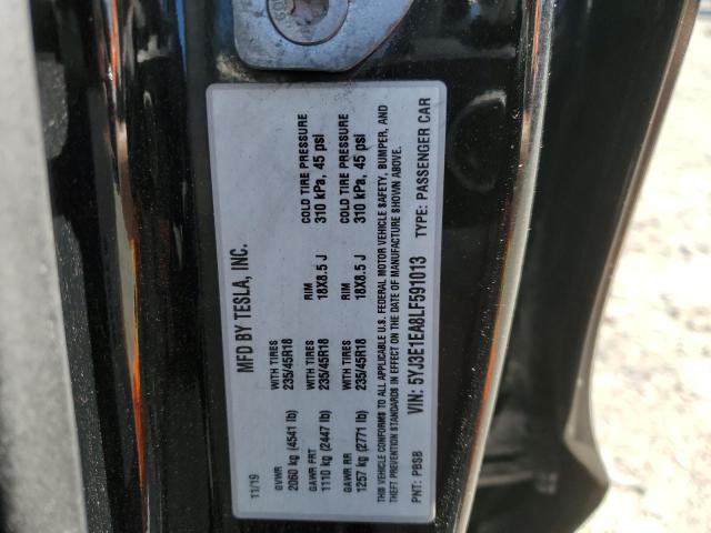 Aukcja sprzedaży 2020 Tesla Model 3, vin: 5YJ3E1EA8LF591013, numer aukcji: 53060315