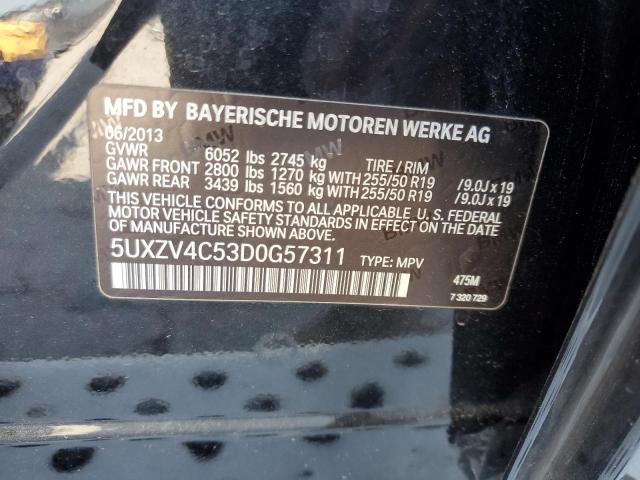 Aukcja sprzedaży 2013 Bmw X5 Xdrive3, vin: 5UXZV4C53D0G57311, numer aukcji: 54068445