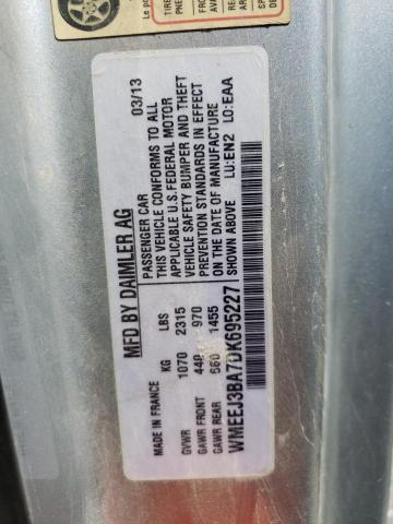 2013 Smart Fortwo მანქანა იყიდება აუქციონზე, vin: WMEEJ3BA7DK695227, აუქციონის ნომერი: 53093775