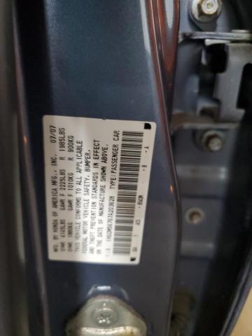 2007 Honda Accord Ex მანქანა იყიდება აუქციონზე, vin: 1HGCM56767A203628, აუქციონის ნომერი: 54379755