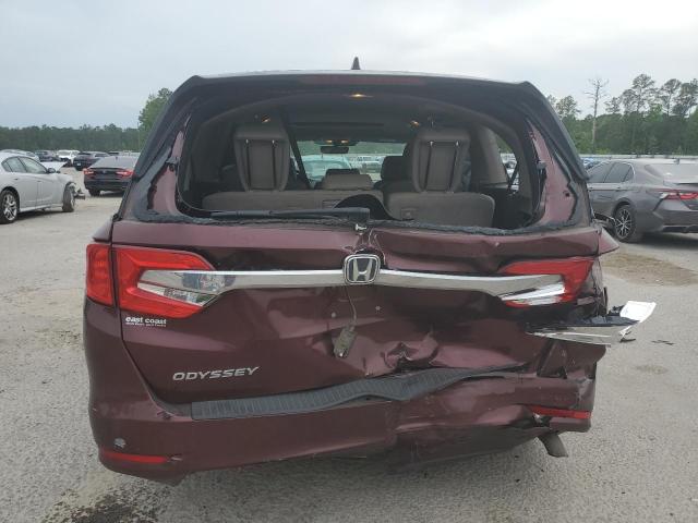 53731505 :رقم المزاد ، 5FNRL6H78JB072151 vin ، 2018 Honda Odyssey مزاد بيع