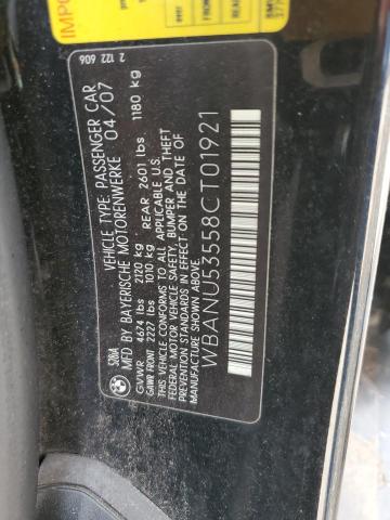 Aukcja sprzedaży 2008 Bmw 528 I, vin: WBANU53558CT01921, numer aukcji: 54101055
