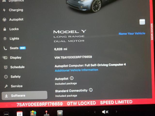 Aukcja sprzedaży 2024 Tesla Model Y, vin: 7SAYGDEE8RF176659, numer aukcji: 52205575