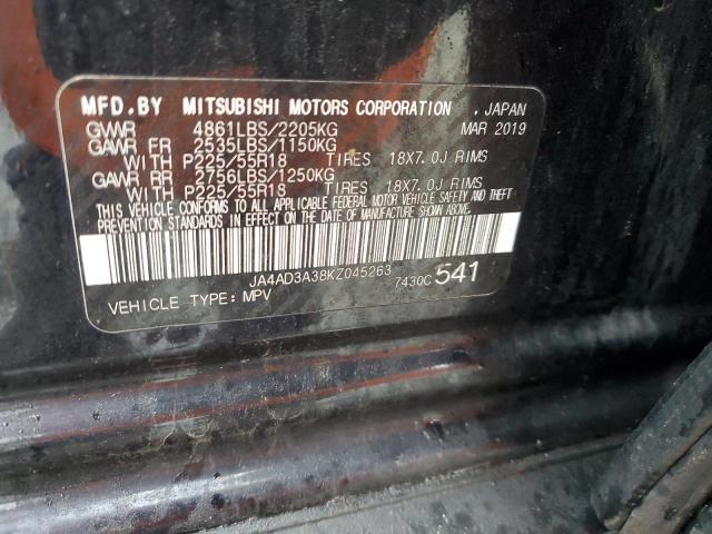 Aukcja sprzedaży 2019 Mitsubishi Outlander, vin: JA4AD3A38KZ045263, numer aukcji: 52038315