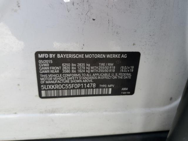 Продаж на аукціоні авто 2015 Bmw X5, vin: 5UXKR0C55F0P11478, номер лоту: 53489235