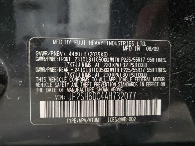 Aukcja sprzedaży 2010 Subaru Forester, vin: JF2SH6DC4AH732077, numer aukcji: 51151905