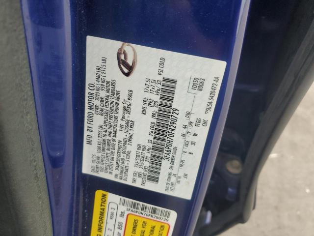 Продаж на аукціоні авто 2015 Ford Fusion Se, vin: 3FA6P0H70FR290729, номер лоту: 54755435
