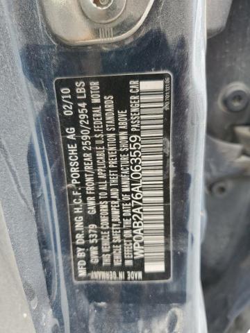 54013635 :رقم المزاد ، WP0AB2A76AL063559 vin ، 2010 Porsche Panamera مزاد بيع