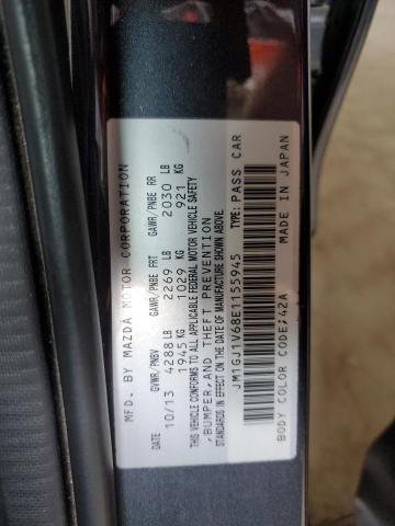 2014 Mazda 6 Touring მანქანა იყიდება აუქციონზე, vin: JM1GJ1V68E1155945, აუქციონის ნომერი: 53935155