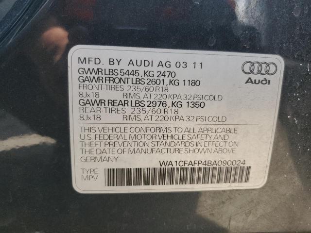 Продажа на аукционе авто 2011 Audi Q5, vin: WA1CFAFP4BA090024, номер лота: 51219825