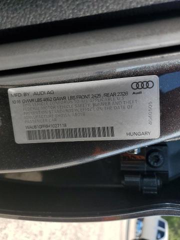 Продаж на аукціоні авто 2017 Audi S3, vin: WAUB1GFF6H1027118, номер лоту: 52033265