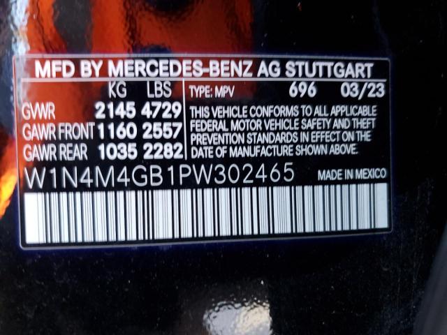 Aukcja sprzedaży 2023 Mercedes-benz Glb 250, vin: W1N4M4GB1PW302465, numer aukcji: 53405705