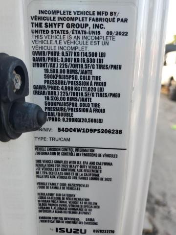 Продаж на аукціоні авто 2023 Isuzu Npr Hd, vin: 54DC4W1D9PS206238, номер лоту: 65821445