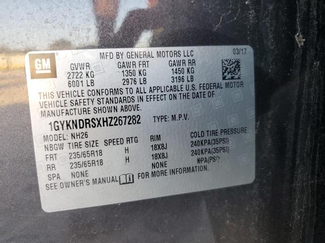 Auction sale of the 2017 Cadillac Xt5 Luxury, vin: 1GYKNDRSXHZ267282, lot number: 53407045