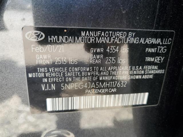 Aukcja sprzedaży 2021 Hyundai Sonata Se, vin: 5NPEG4JA5MH117632, numer aukcji: 53919675