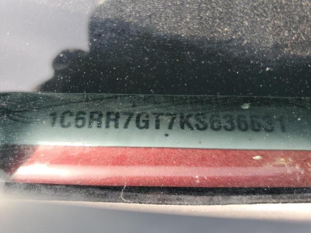 52769475 :رقم المزاد ، 1C6RR7GT7KS636631 vin ، 2019 Ram 1500 Class مزاد بيع