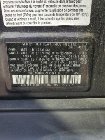 Aukcja sprzedaży 2010 Subaru Outback, vin: 4S4BRDJC0A2363138, numer aukcji: 54572645