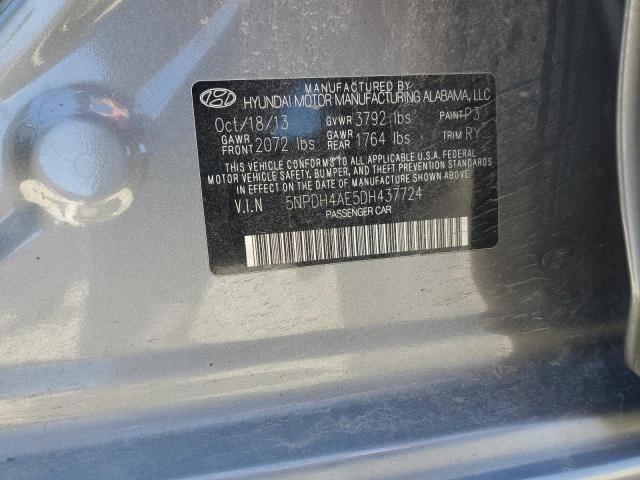 Продажа на аукционе авто 2013 Hyundai Elantra, vin: 5NPDH4AE5DH437724, номер лота: 53362065