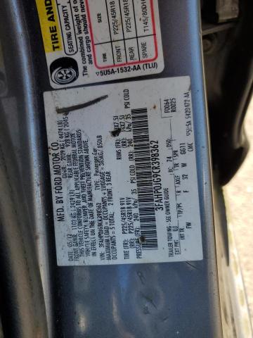 Продажа на аукционе авто 2012 Ford Fusion, vin: 3FAHP0JG9CR398362, номер лота: 53006555