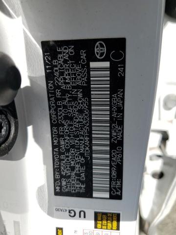 54704015 :رقم المزاد ، JTDKAMFP5N3206955 vin ، 2022 Toyota Prius Prime Le مزاد بيع