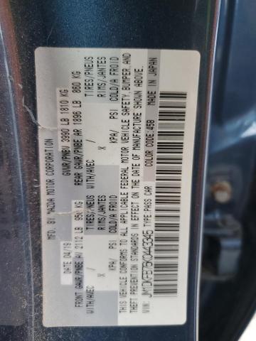 53237885 :رقم المزاد ، JM1DKFB76K0443345 vin ، 2019 Mazda Cx-3 مزاد بيع