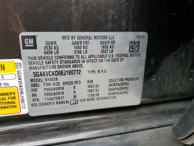 Aukcja sprzedaży 2014 Buick Enclave, vin: 5GAKVCKD9EJ180772, numer aukcji: 54958415