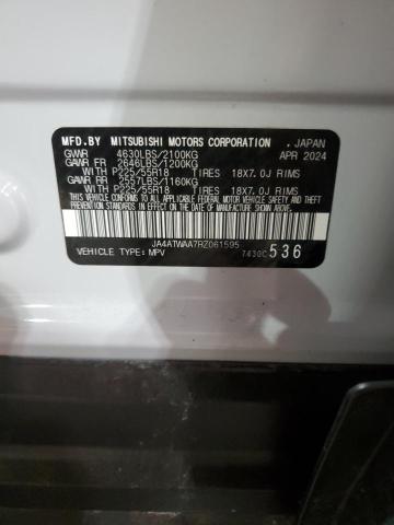 Aukcja sprzedaży 2024 Mitsubishi Eclipse Cross, vin: JA4ATWAA7RZ061595, numer aukcji: 49003726